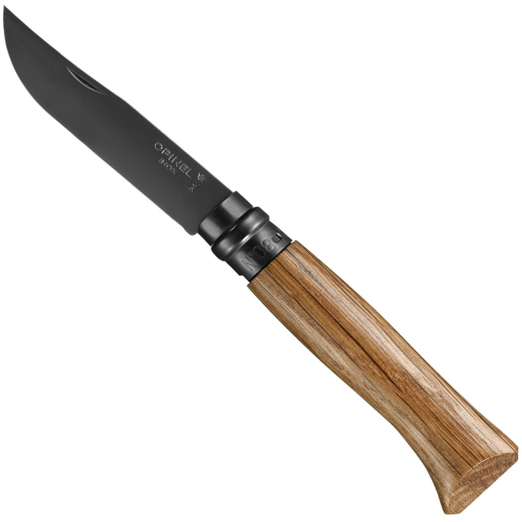 Opinel - No.08 Black Oak Folding Knife