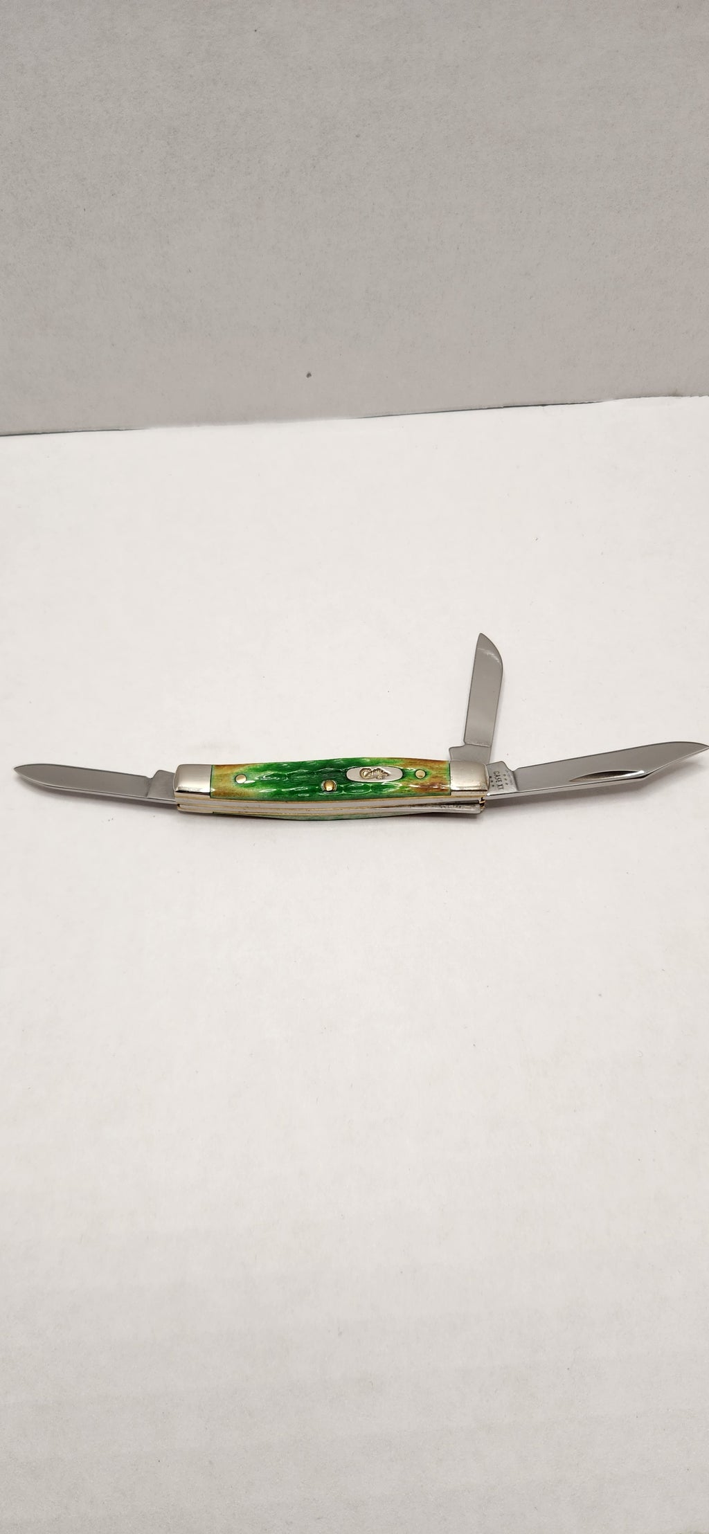 Case XX Lizard Skin Bone Small Stockman