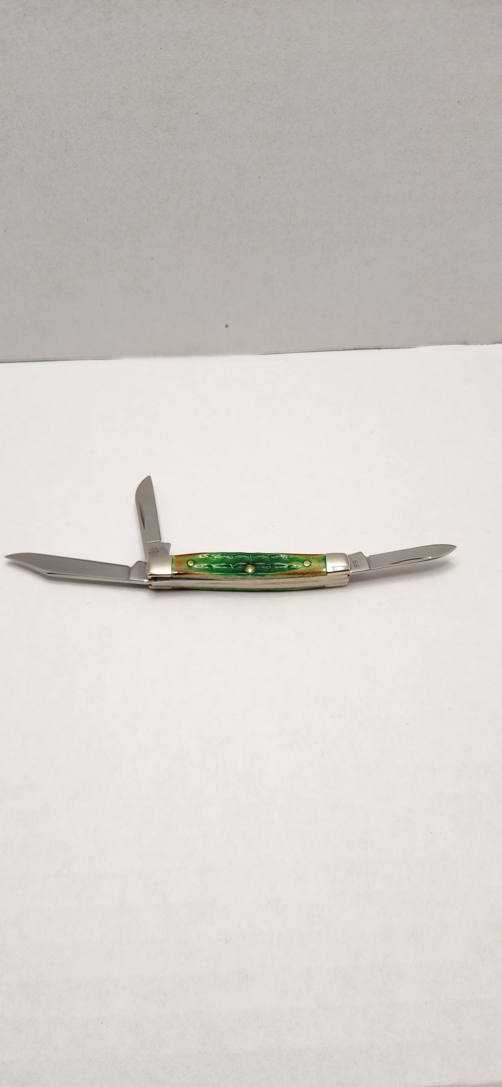 Case XX Lizard Skin Bone Small Stockman