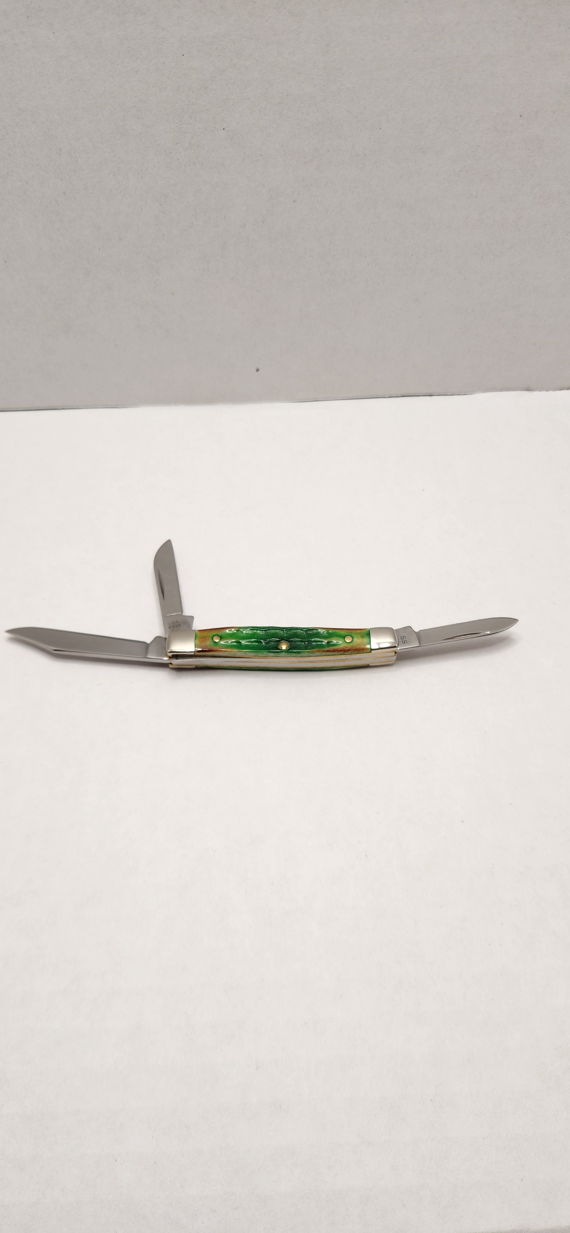 Case XX Lizard Skin Bone Small Stockman