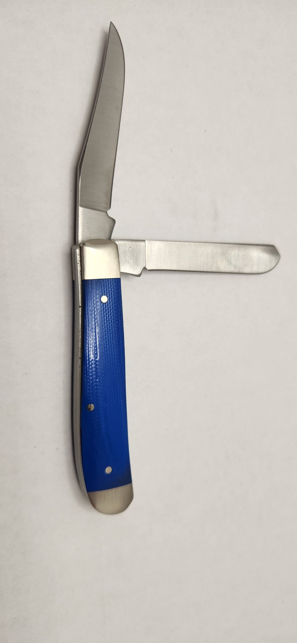 Case XX Blue G-10 SS Mini Trapper
