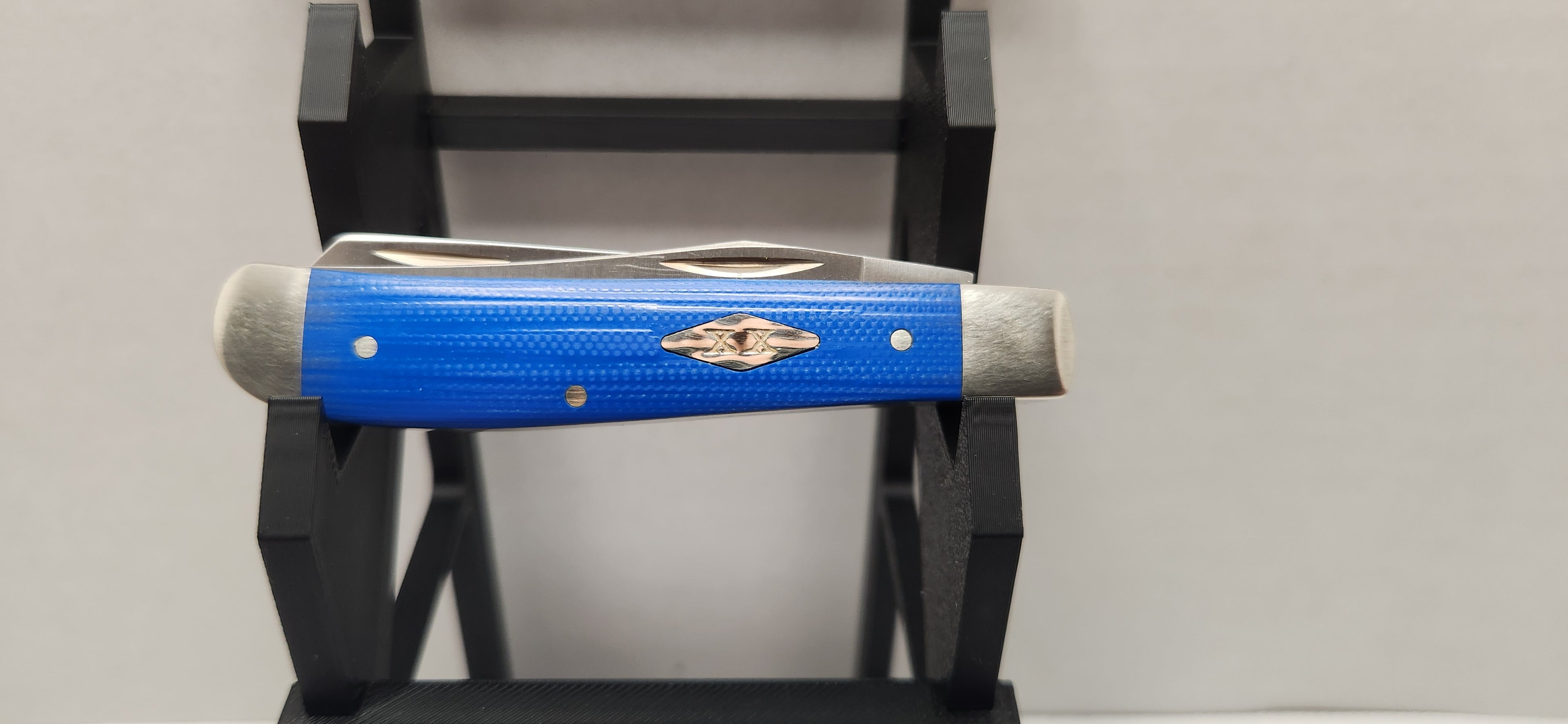 Case XX Blue G-10 SS Mini Trapper