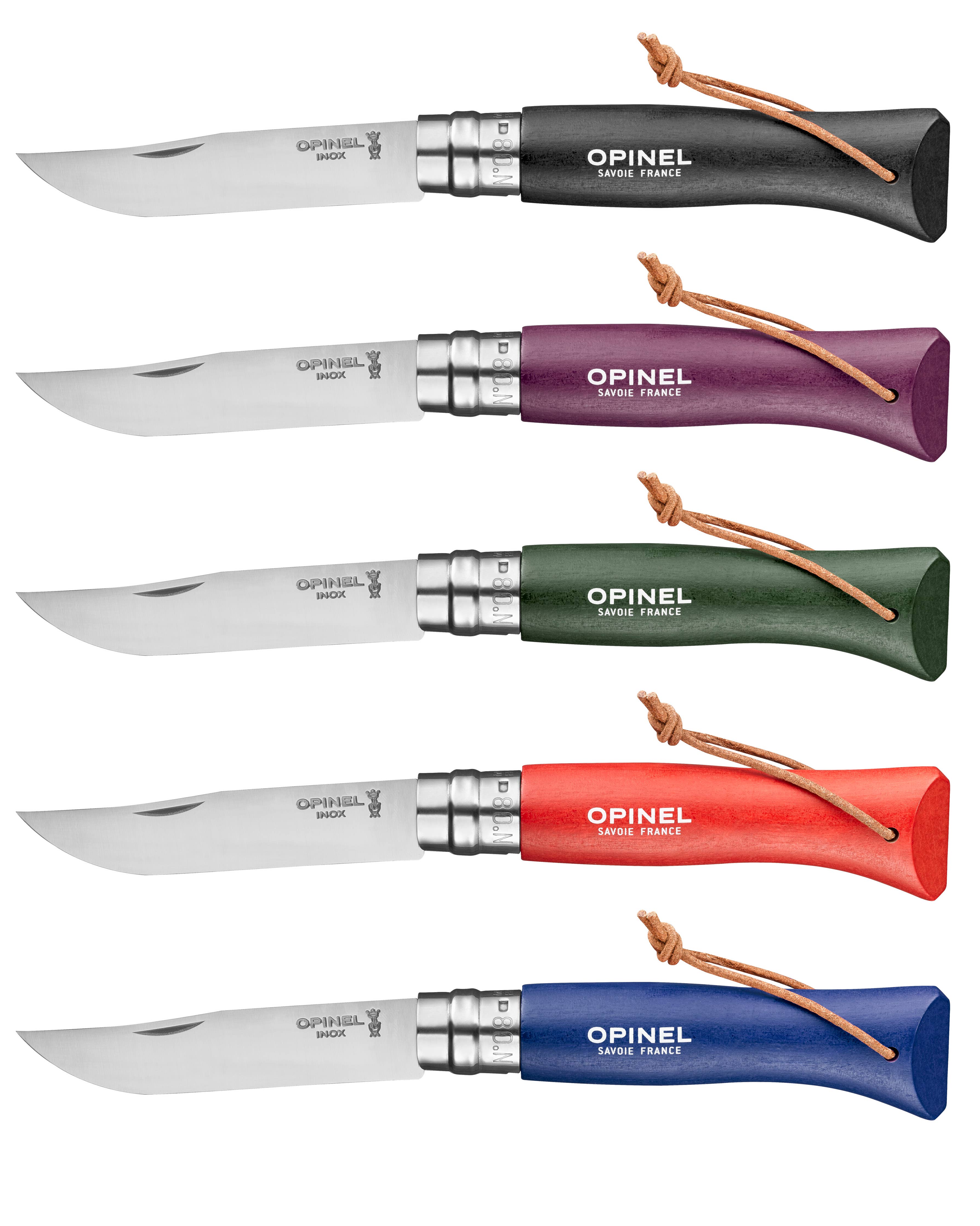 Opinel - No.08 Colorama Stainless Folding Knives