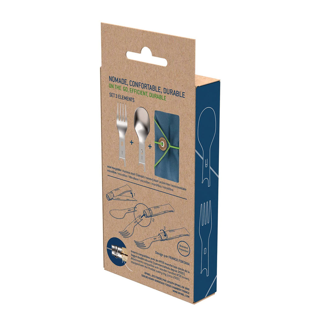 Opinel - No.08 Picnic + Cutlery Set