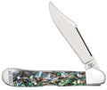 Case Mini CopperLock® – Smooth Abalone – Tru-Sharp™ Stainless Steel – Made in USA