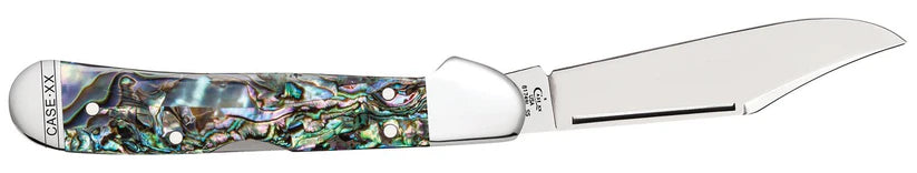 Case Mini CopperLock® – Smooth Abalone – Tru-Sharp™ Stainless Steel – Made in USA