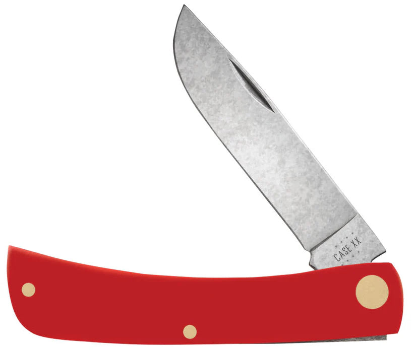 Case American Workman CS Sod Buster® – Red Synthetic – Carbon Steel – Made in USA