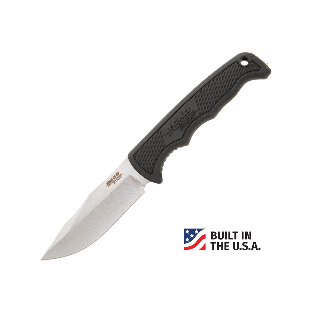 Bear Edge 8 1/2″ Cushioned Utility Grip Fixed Blade
