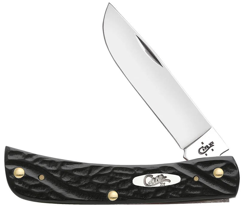 Case Sod Buster® Jr – Rough Black® Synthetic – Tru-Sharp™ Stainless Steel – Made in USA
