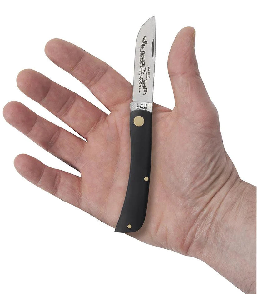 Case Sod Buster® Jr – Jet-Black Synthetic – Tru-Sharp™ Stainless Steel – Made in USA