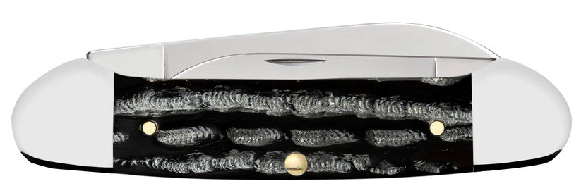 Case Canoe – Buffalo Horn – Tru-Sharp™ Stainless Steel – Made in USA