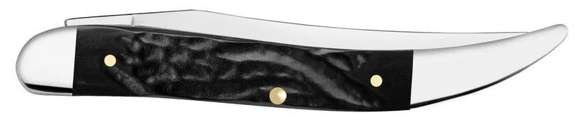 Case Medium Texas Toothpick – Rough Black® Synthetic – Tru-Sharp™ Stainless Steel – Made in USA