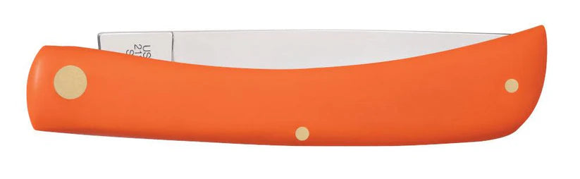 Case Sod Buster® – Smooth Orange Synthetic – Tru-Sharp™ Stainless Steel – Made in USA
