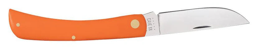 Case Sod Buster® – Smooth Orange Synthetic – Tru-Sharp™ Stainless Steel – Made in USA