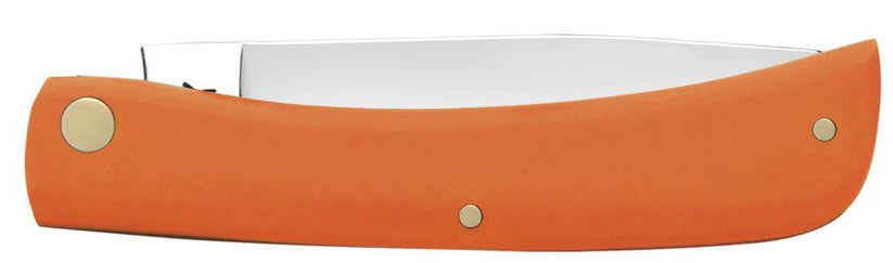 Case Sod Buster® Jr – Smooth Orange Synthetic – Tru-Sharp™ Stainless Steel – Made in USA
