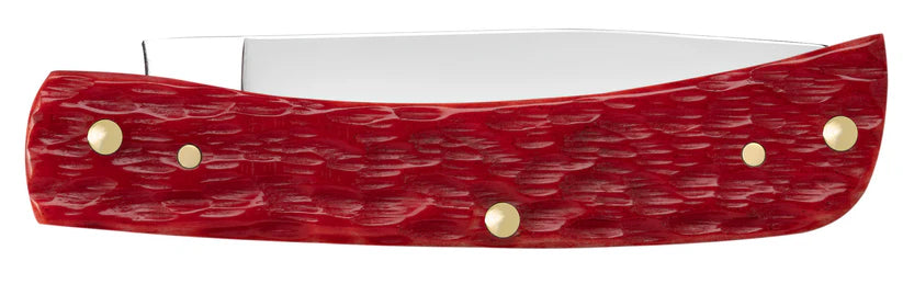 Case Sod Buster® Jr – Dark Red Bone CS – Carbon Steel – Made in USA