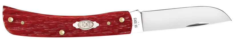 Case Sod Buster® Jr – Dark Red Bone CS – Carbon Steel – Made in USA