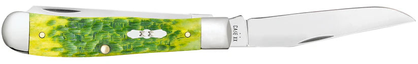 Case Trapper – Green Apple Bone – Tru-Sharp™ Stainless Steel – Made in USA