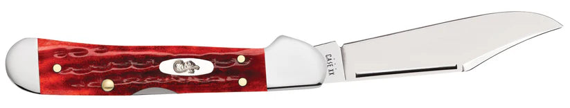 Case Mini CopperLock® – Pocket Worn® Old Red Bone – Tru-Sharp™ Stainless Steel – Made in USA