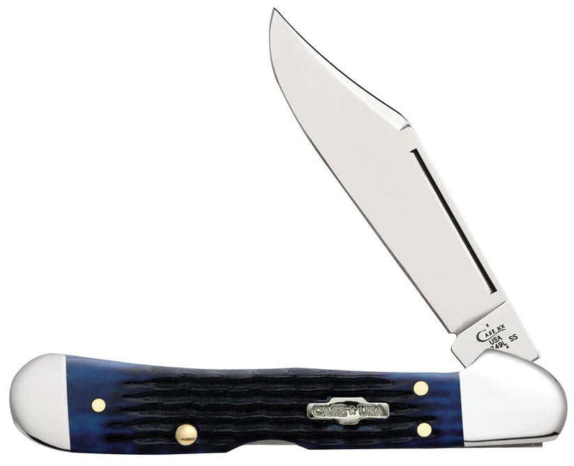 Case Mini CopperLock® – Blue Bone – Tru-Sharp™ Stainless Steel – Made in US
