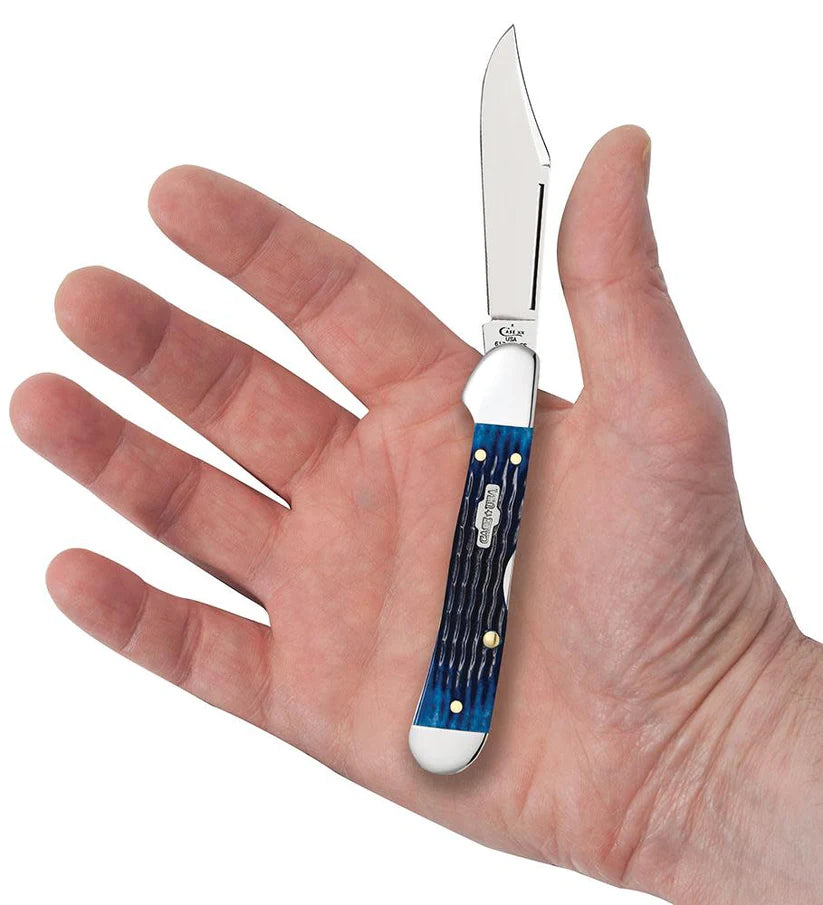 Case Mini CopperLock® – Blue Bone – Tru-Sharp™ Stainless Steel – Made in US