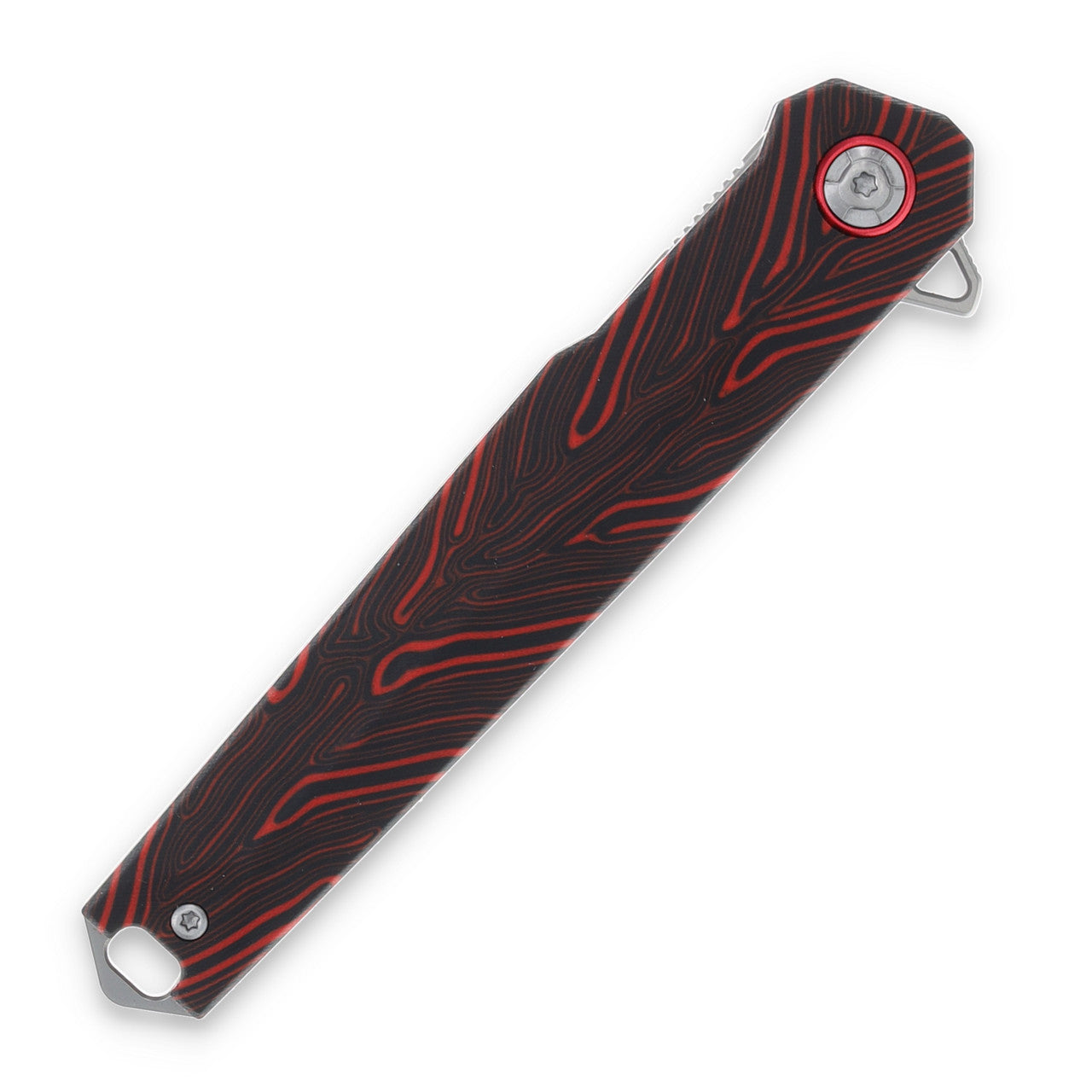 Rough Ryder Reserve Black and Red D2 Tanto Folding Knife RRR029