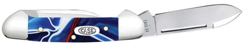 Case Baby Butterbean – Patriotic Kirinite® – Tru-Sharp™ Stainless Steel – Made in USA