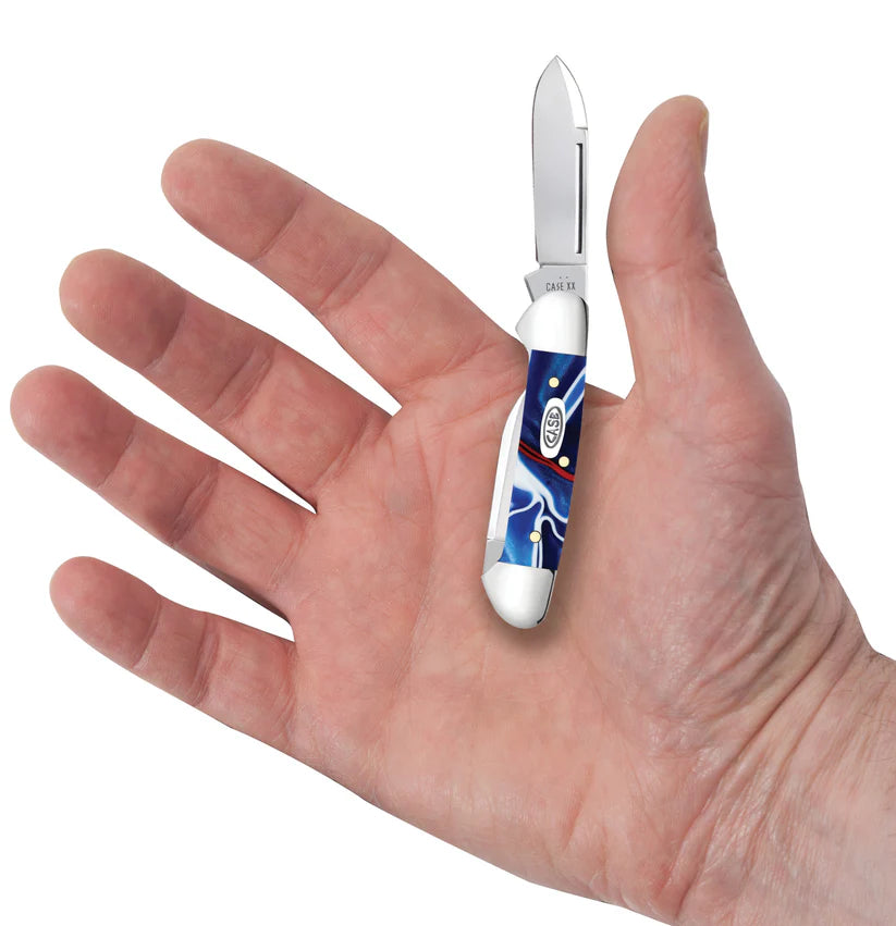 Case Baby Butterbean – Patriotic Kirinite® – Tru-Sharp™ Stainless Steel – Made in USA