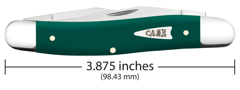 Case Muskrat – Spruce Green Synthetic – Tru-Sharp™ Stainless Steel – Made in USA