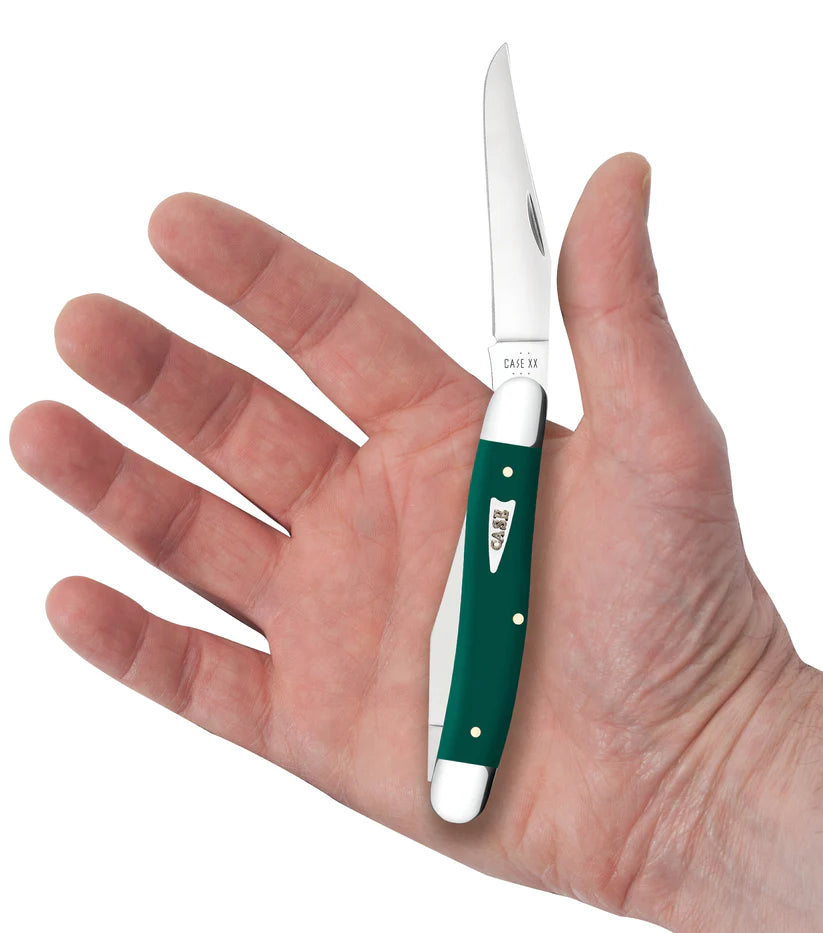 Case Muskrat – Spruce Green Synthetic – Tru-Sharp™ Stainless Steel – Made in USA