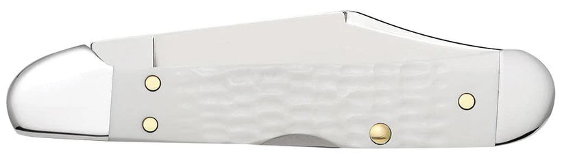 Case Mini CopperLock® – White Synthetic SparXX™ – Tru-Sharp™ Stainless Steel – Made in USA