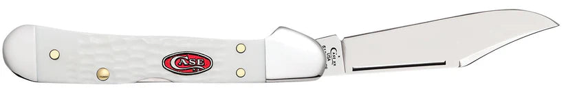Case Mini CopperLock® – White Synthetic SparXX™ – Tru-Sharp™ Stainless Steel – Made in USA