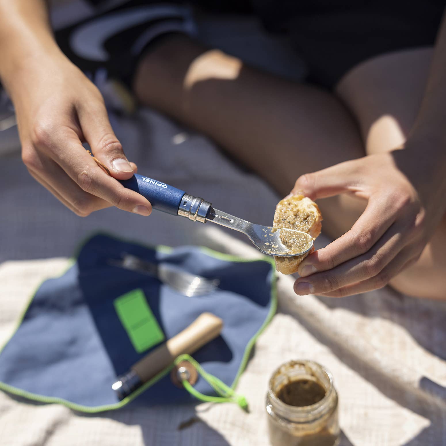 Opinel - No.08 Picnic + Cutlery Set
