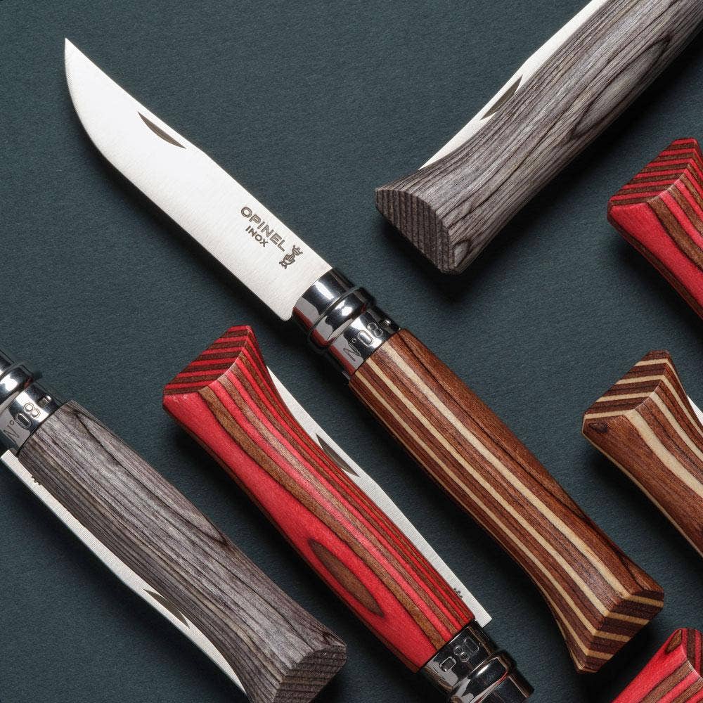 Opinel - No.08 Laminated Repurposed Birch Editions